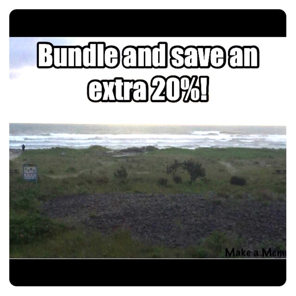 Bundle at least two items and save an extra  20%